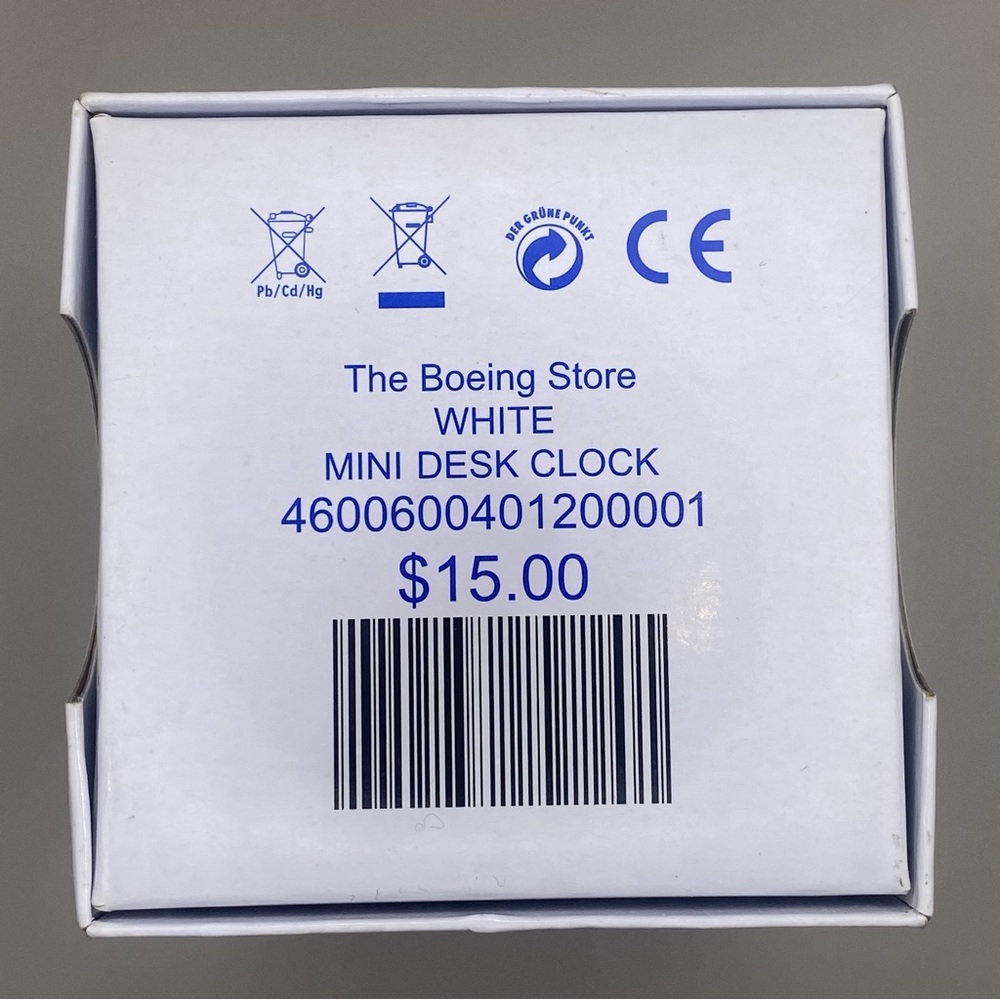 Boeing Mini Desk Clock - Picture 4 of 4
